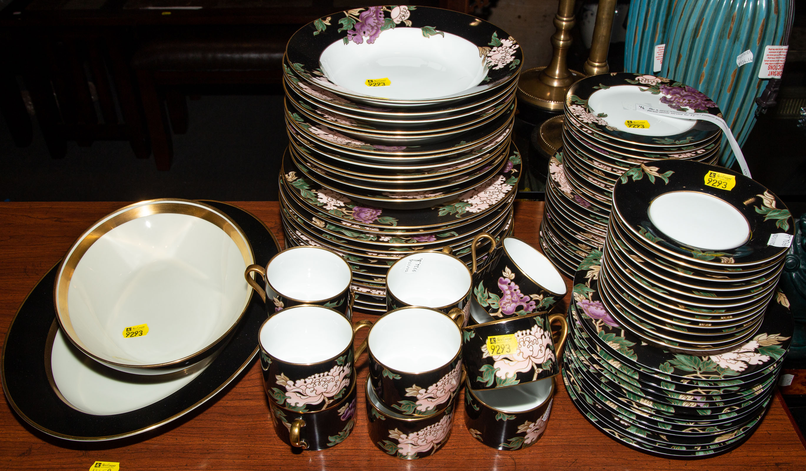 FITZ & FLOYD "CLOISONNE PEONY"