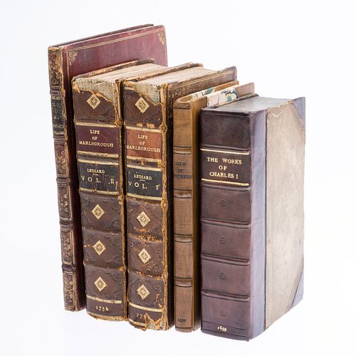 FIVE 17TH AND 18TH C BOOKS,