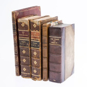 FIVE 17TH AND 18TH C BOOKS, IN