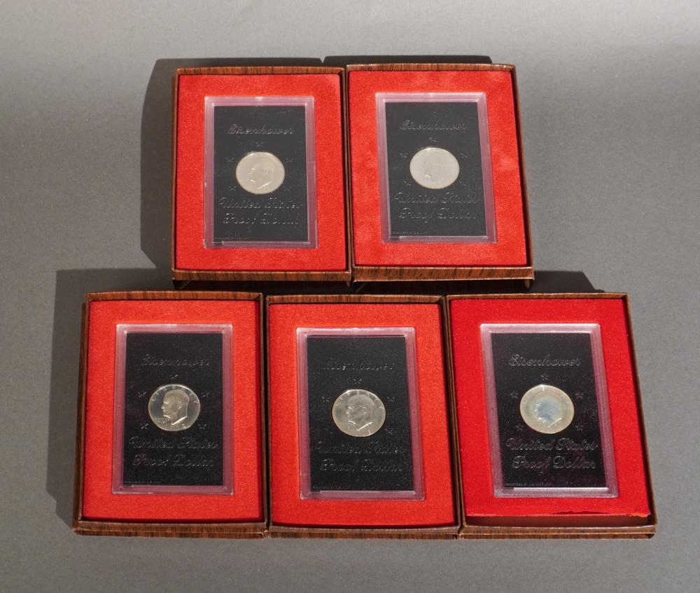 FIVE 1971 EISENHOWER PROOF