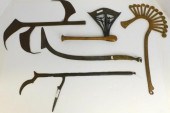 FIVE 20TH C. AFRICAN WEAPONS.