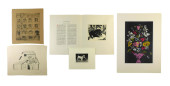 FIVE 20TH C. PRINTS INCLUDING: