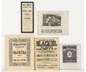 Five advertizing prints, 19/20