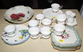 FIVE AESTHETIC MOVEMENT DISHES
