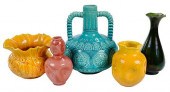 FIVE AESTHETIC MOVEMENT POTTER