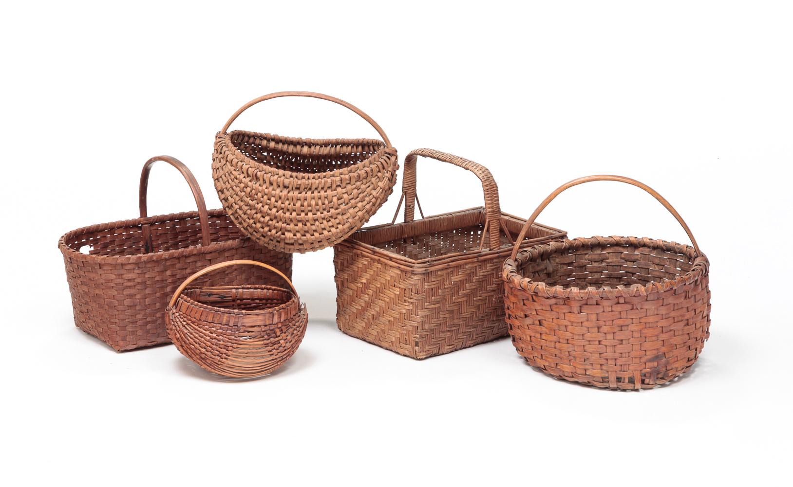 FIVE AMERICAN BASKETS. First half