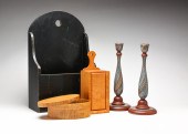 FIVE AMERICAN COUNTRY PIECES.
