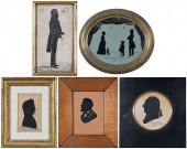 FIVE AMERICAN SCHOOL SILHOUETT