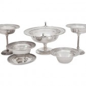 Five American Silver Serving A