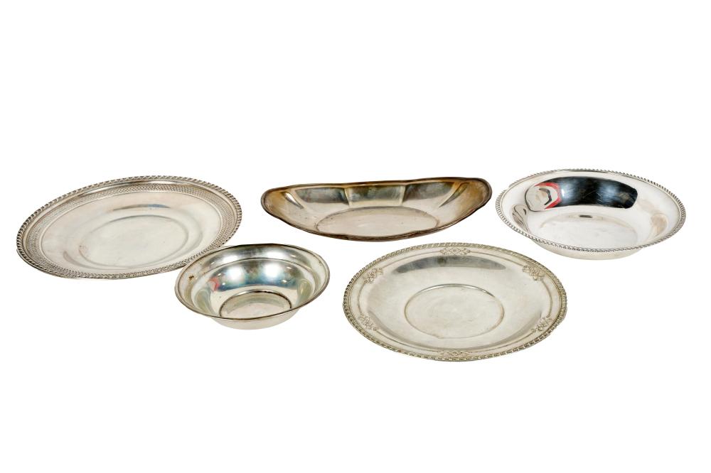 FIVE AMERICAN STERLING SERVING