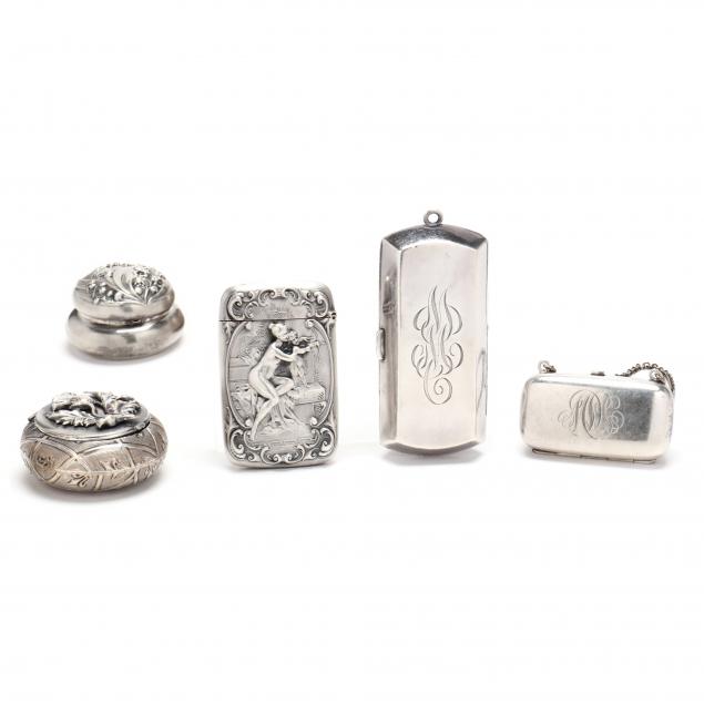 FIVE AMERICAN STERLING SILVER