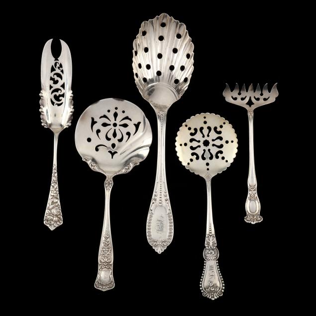 FIVE AMERICAN STERLING SILVER