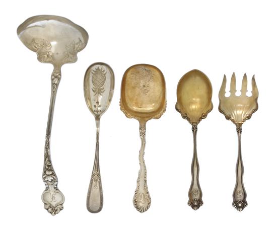 Five American Sterling Silver