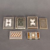 FIVE ANGLO-INDIAN SADELI, BONE