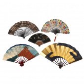 FIVE ANTIQUE AND VINTAGE ASIAN