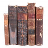 FIVE ANTIQUE U.S. HISTORICAL A