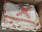 FIVE APPLIQUE PATCH QUILTSFive