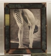 Five Art Deco frames including