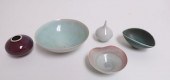 FIVE ART POTTERY FORMS BY MARK