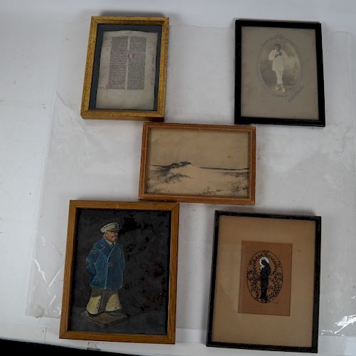 FIVE ART WORKSFive art works,
