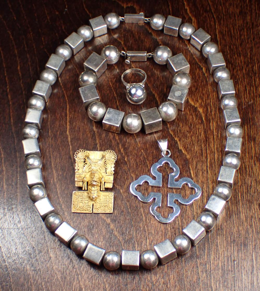 FIVE ARTICLES OF MEXICO STERLING