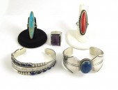 FIVE ARTICLES OF NAVAJO SILVER