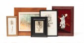 FIVE ARTWORKS INCLUDING DONN D