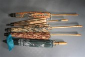 FIVE ASIAN PARASOLSFive Asian