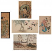 FIVE ASIAN WORKS ON PAPERFive