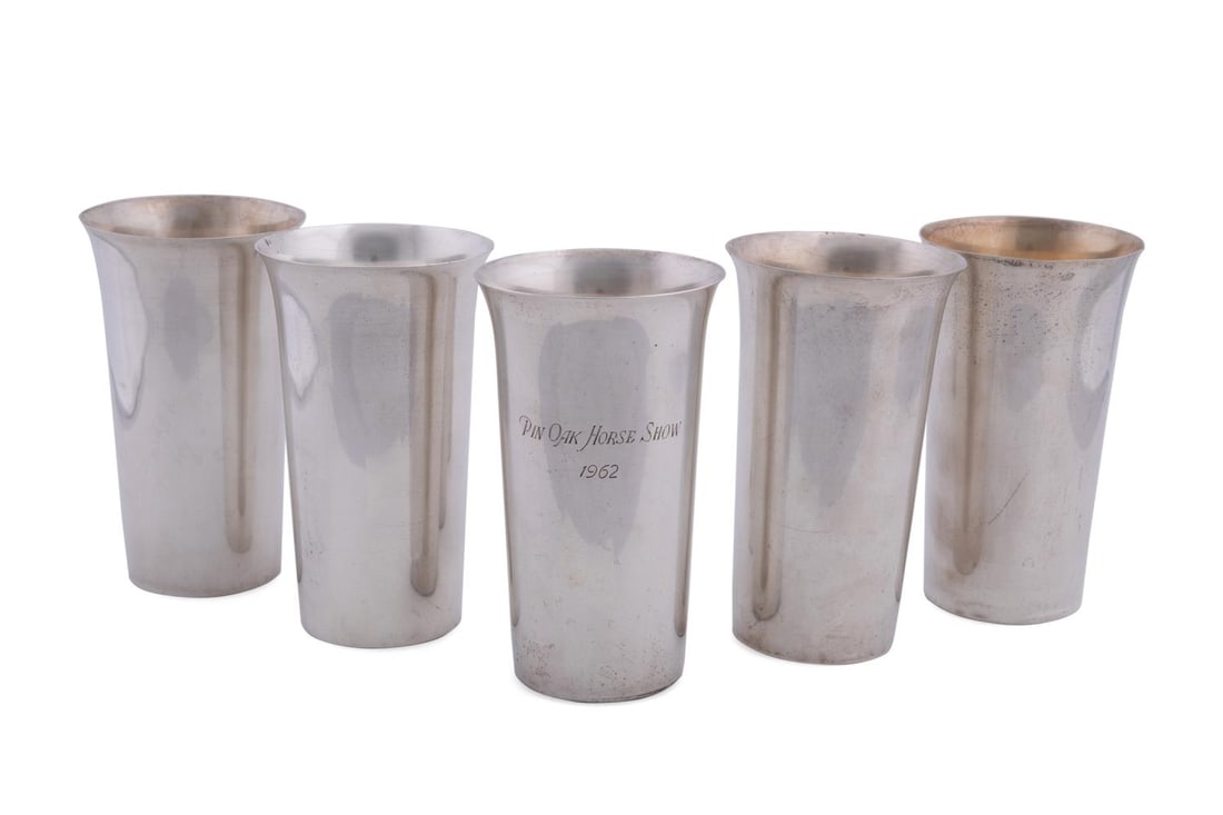 FIVE ASSEMBLED AMERICAN STERLING