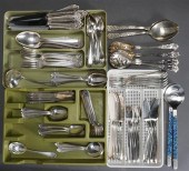 FIVE ASSEMBLED SILVER PLATE, G
