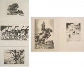 FIVE ASSOCIATED AMERICAN ARTIS
