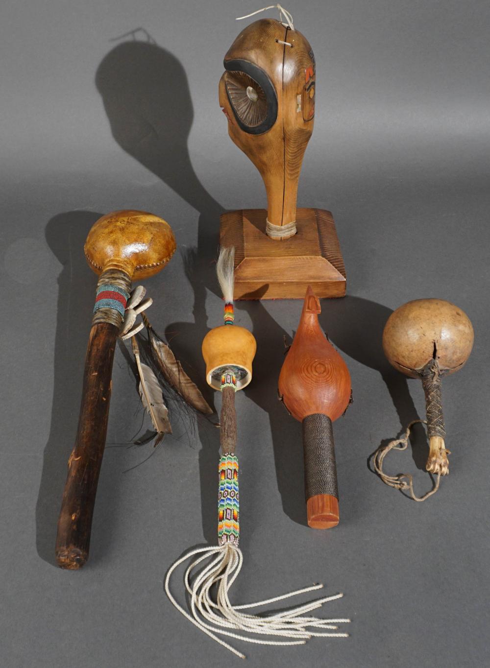 FIVE ASSORTED AMERICAN INDIAN AND
