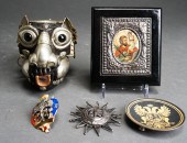 FIVE ASSORTED CABINET ARTICLES