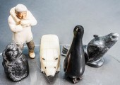 FIVE ASSORTED CERAMIC AND OTHE