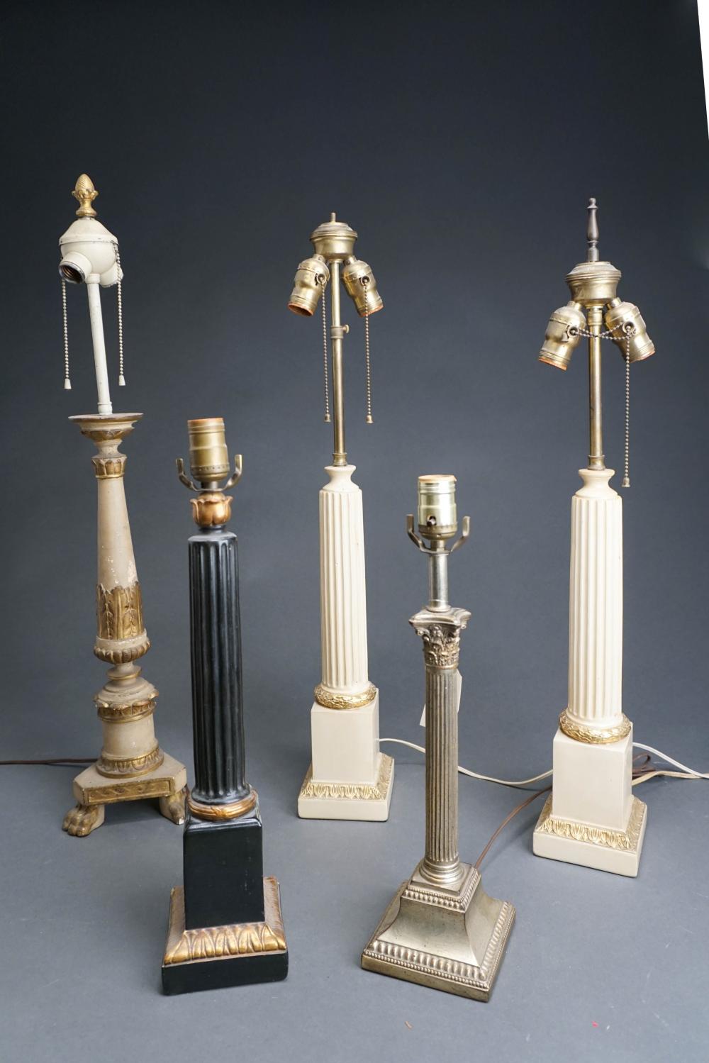 FIVE ASSORTED CLASSICAL STYLE