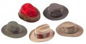 FIVE ASSORTED FASHION HATS20th