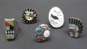 Five Assorted Navajo and Zuni