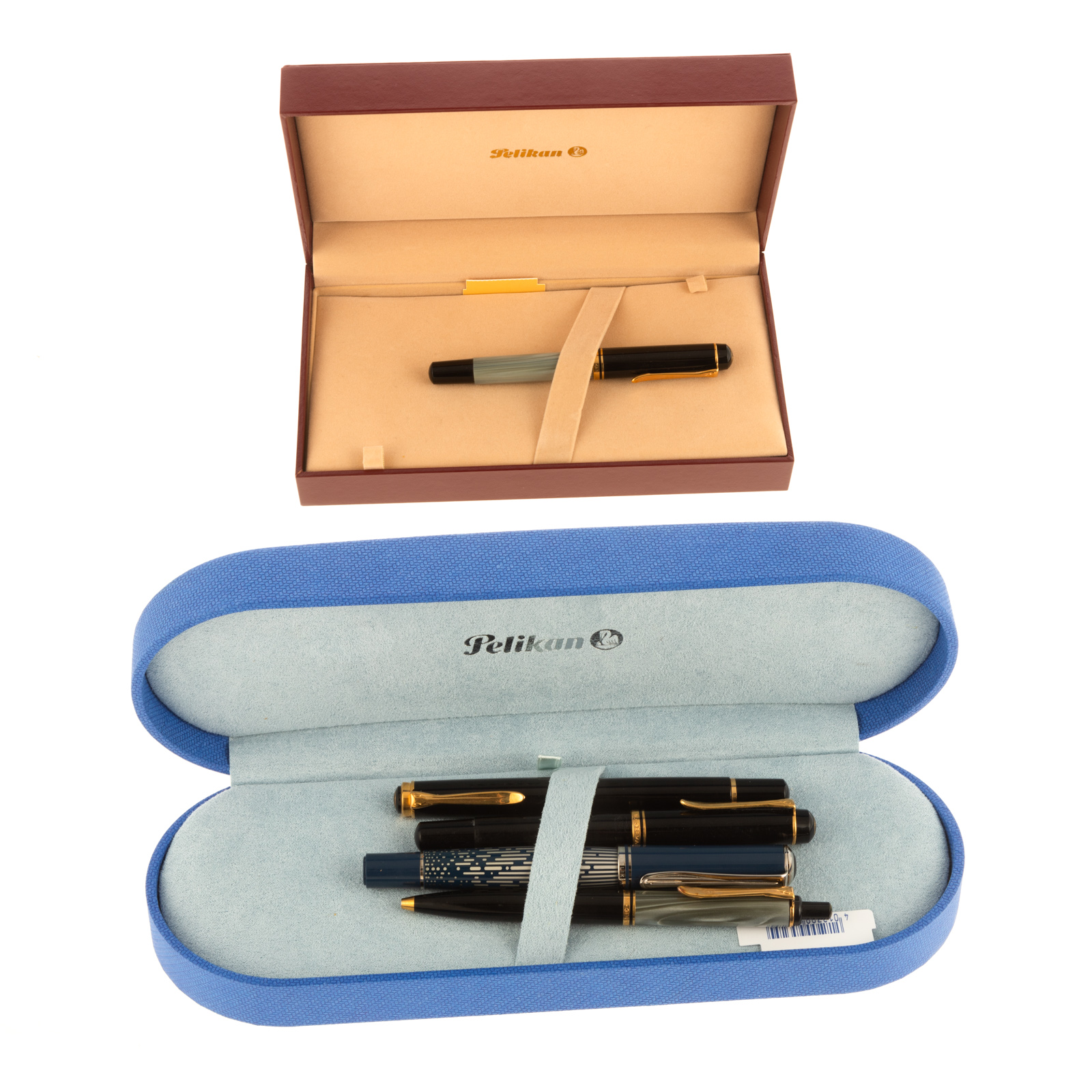 FIVE ASSORTED PELIKAN PENS