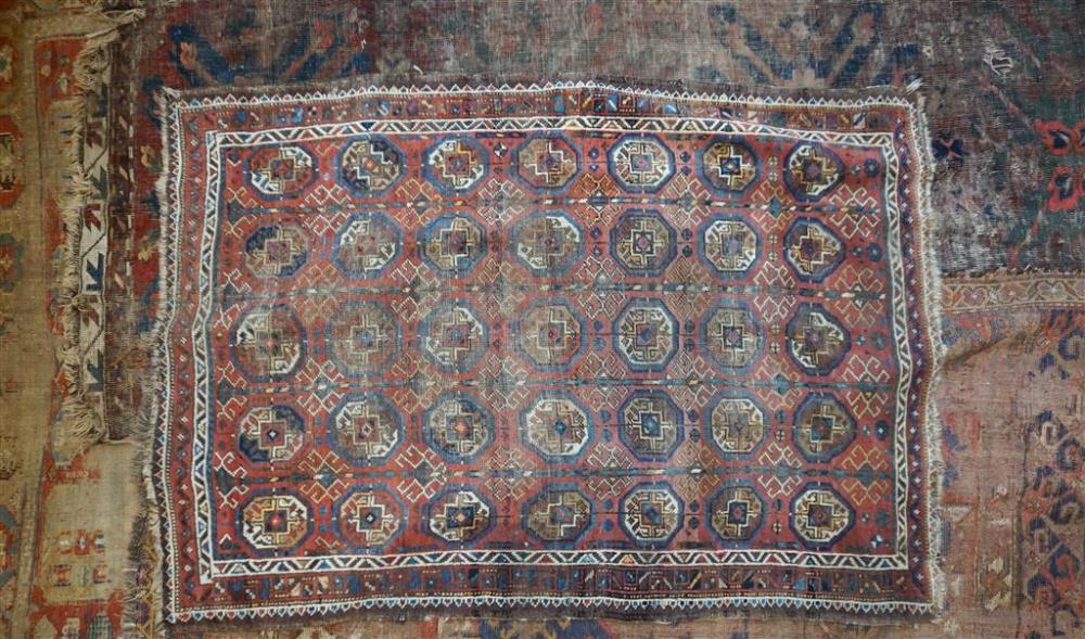 FIVE ASSORTED PERSIAN RUGS (EACH