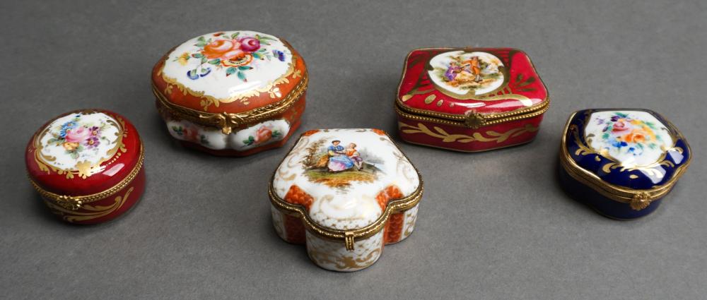 FIVE ASSORTED PREDOMINANTLY