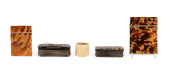 FIVE ASSORTED SHELL VENEER DOM