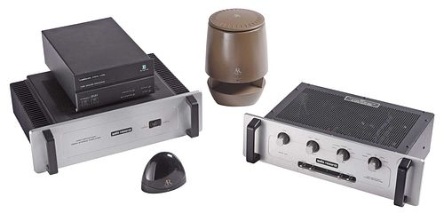 FIVE ASSORTED STEREO COMPONENTS,