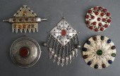 FIVE ASSORTED TURKOMAN LOW-PUR