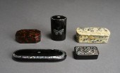 FIVE ASSORTED WOOD BOXESFive A