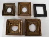 FIVE ASSORTED WOOD FRAMESFive