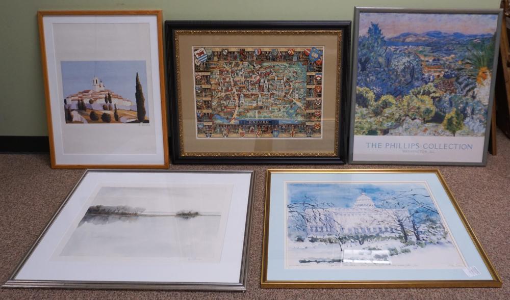 FIVE ASSORTED WORKS OF ARTFive