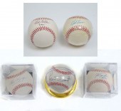 FIVE AUTOGRAPHED MLB BASEBALLS