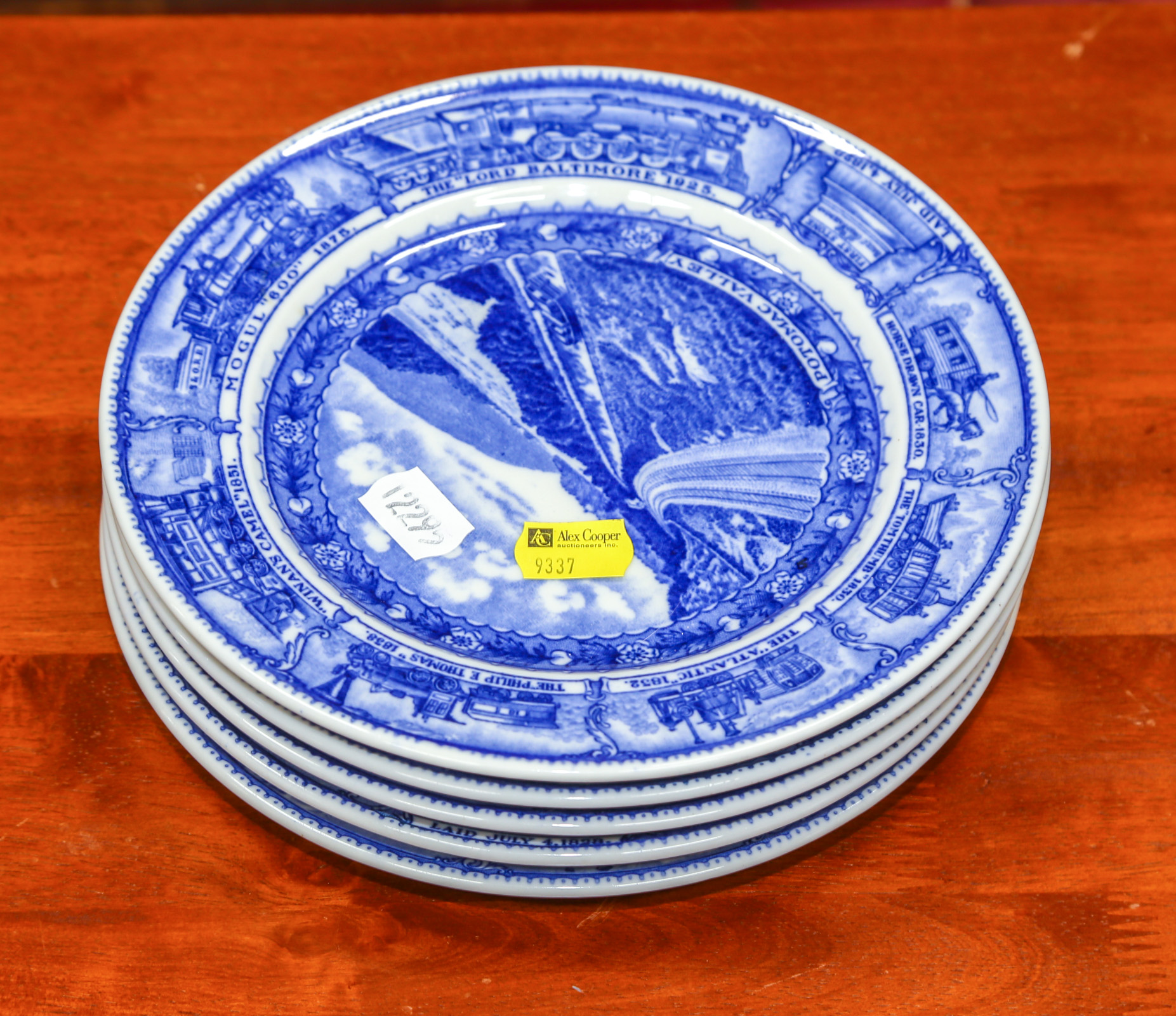 FIVE B & O CENTENNIAL PATTERN