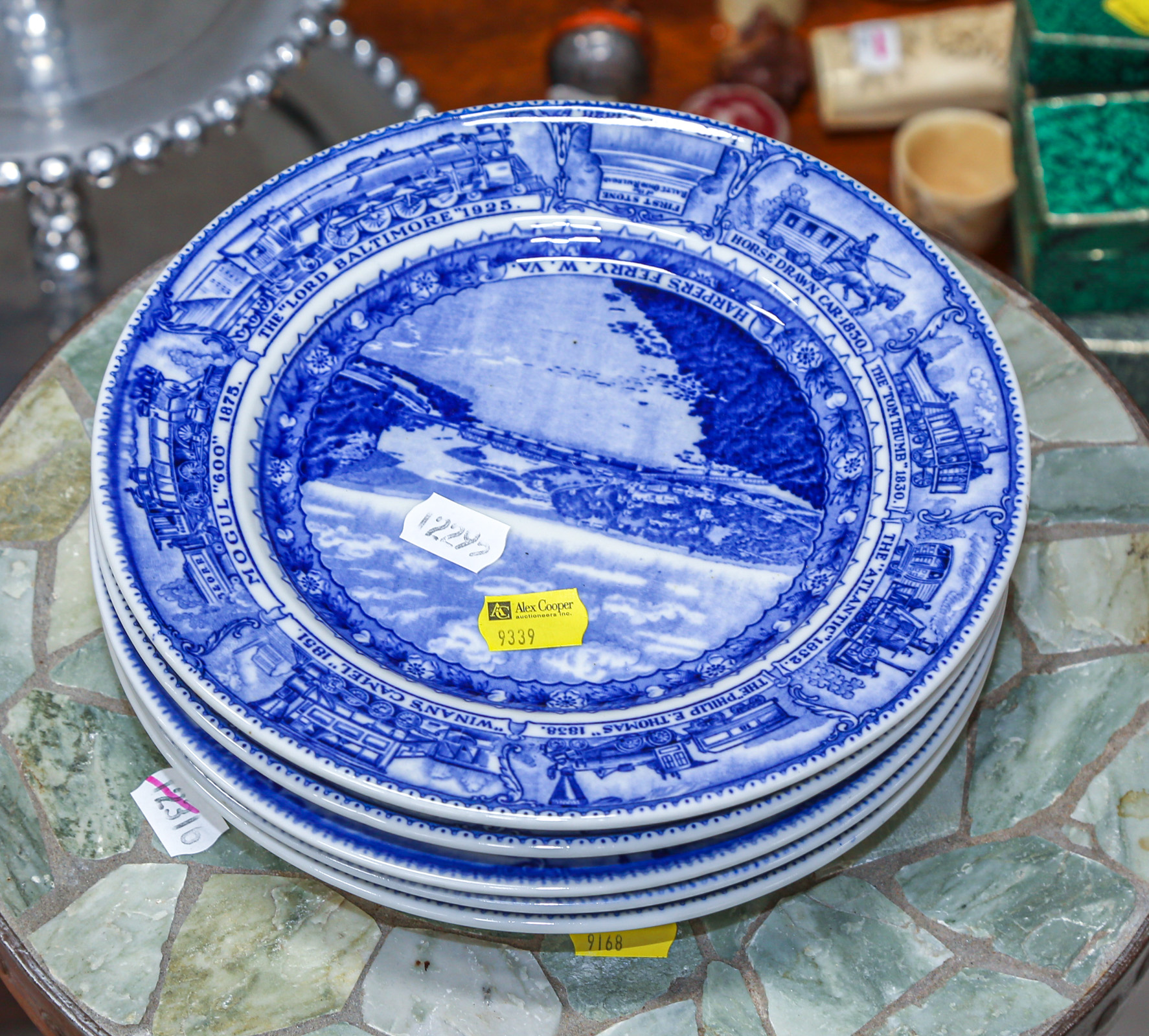 FIVE B & O CENTENNIAL PATTERN